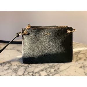 Kate Spade crossbody pebbled purse black